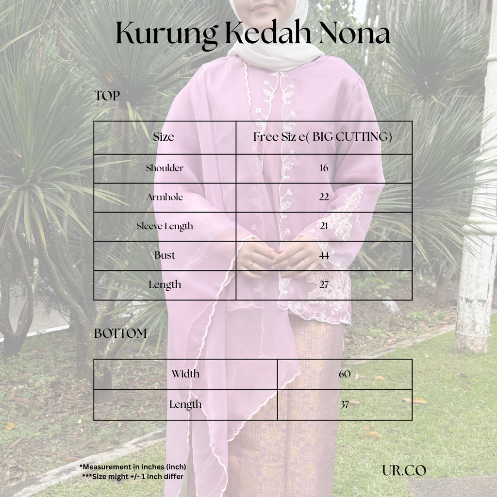 Kurung Organza Nona | Luraé