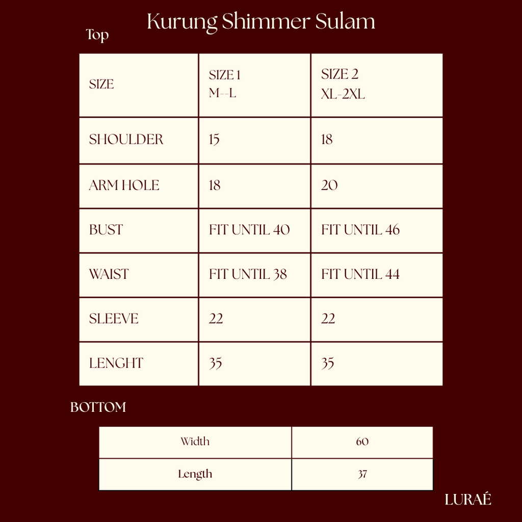 Kurung Shimmer Sulam | Luraé